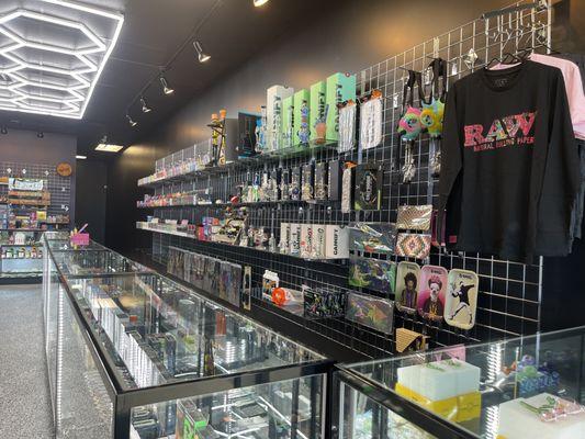 Local glass and merchandise