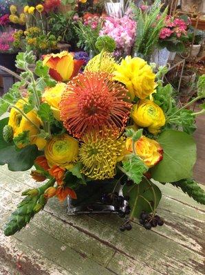 Bright and cheery get well arrangement