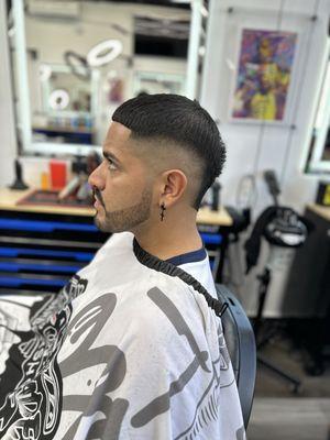 Fade and beard $50