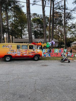 ATL Ice cream truck our drive by party