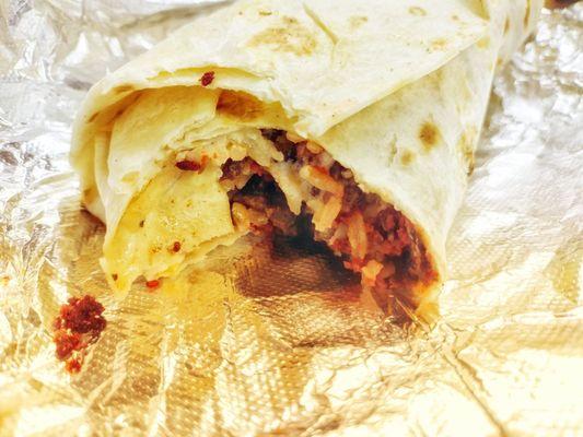 Steak & Chorizo Burrito