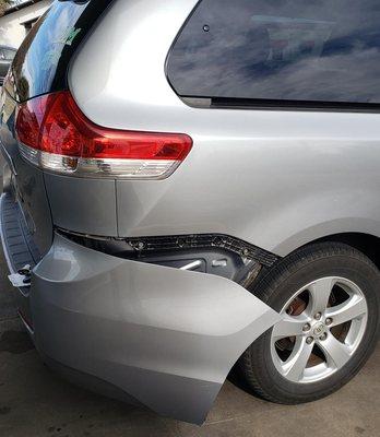 Damage caused by Take 5 Car Wash on University. Management denied to compensate for repair calling it a "pre-existing condition."