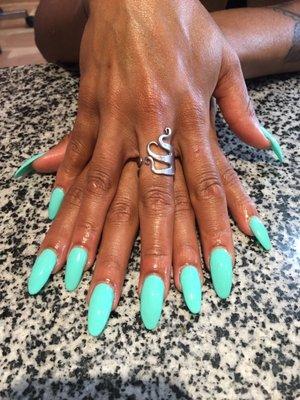 Tips with regular color