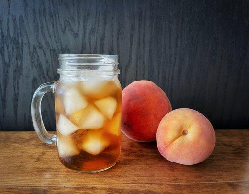 Thirsty?? Try our new refreshing Iced Peach Tea.