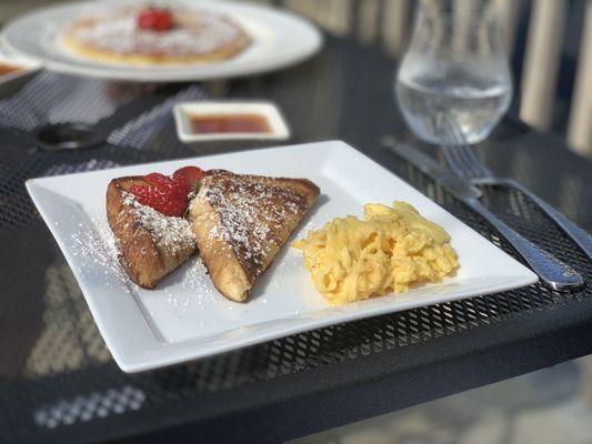 French toast and egg