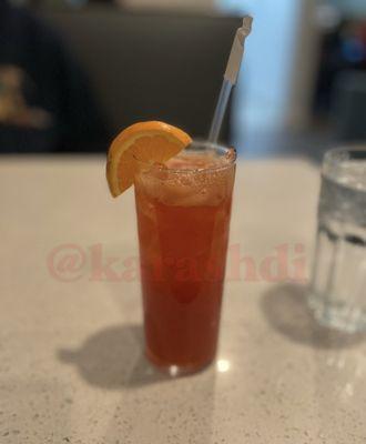 Rum punch (?) - alcoholic