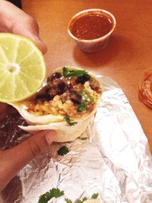 The carne asada buritto good but not the best