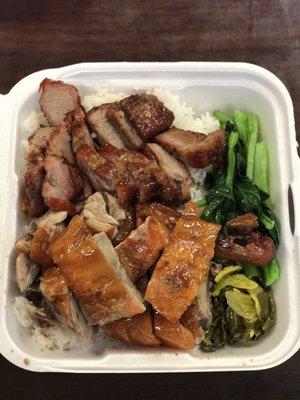 Two Meats - BBQ Pork + Roast Duck