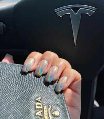 Ombré chrome by Tiffany