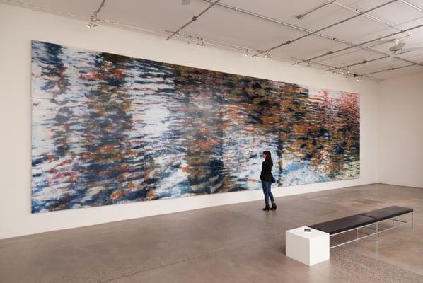 Denver painter Stephen Batura's Flood Plain 12 ft h x 40 ft w