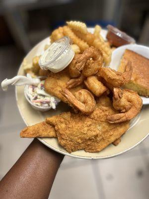 Fish and Shrimp Platter