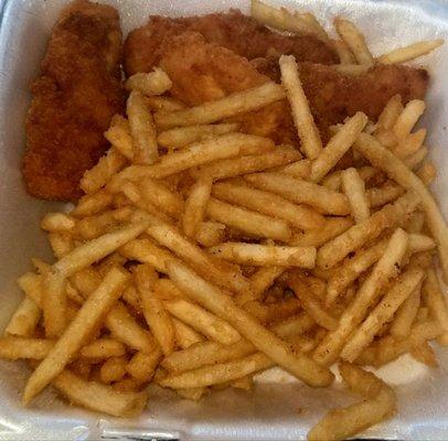 Chicken Fingers, & French Fries