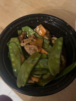 Beef 78. Beef with Snow Peas