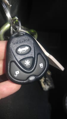 My new much happier car remote! :)