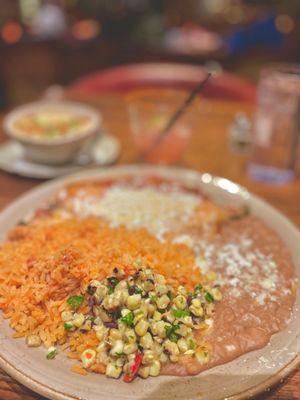 1 item dinner was more than enough food. I had the Chile relleno and it did not disappoint!