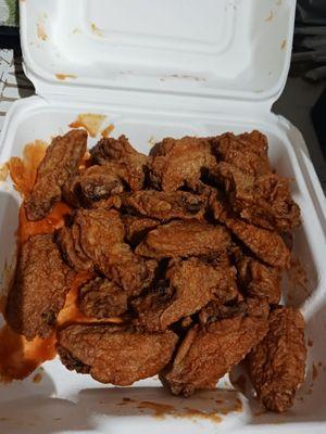 20 hot wings