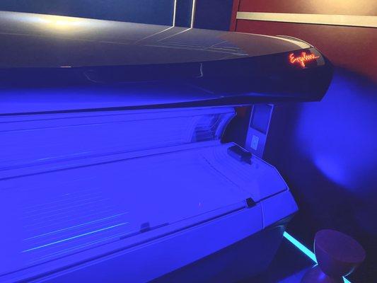 High pressure tanning bed.