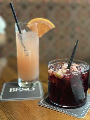 Sangria Classico and a mocktail.