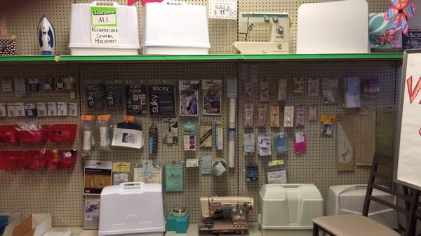 Sewing Machine accessories and parts.