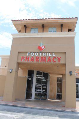 Foothill Pharmacy is located in the heart of Tujunga, in the new shopping center on the corner of Foothill Blvd. and Commerce Ave.