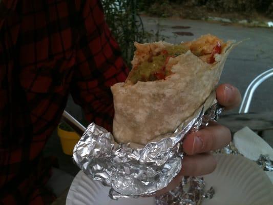 Veggie burrito