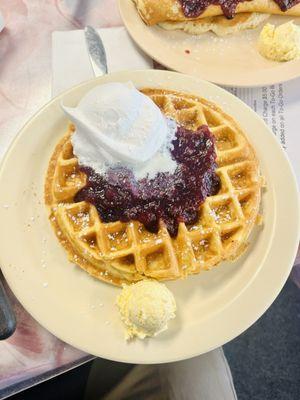 Blueberry Belgian Waffle