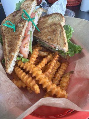 Turkey BLT w/Sweet Potato Fries