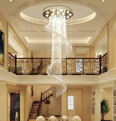 Hallway, chandelier,