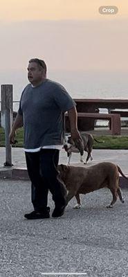 This man's dog killed another dog and attacked a person at park