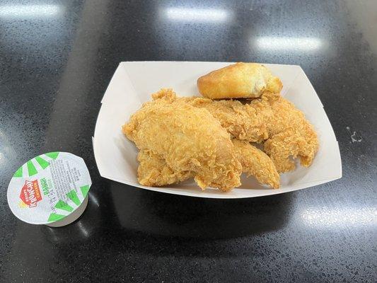 Cajun Tenders and Honey Butter Biscuit