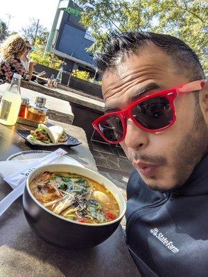 State Farm Sal loves to eat and support local with delicious Ramen