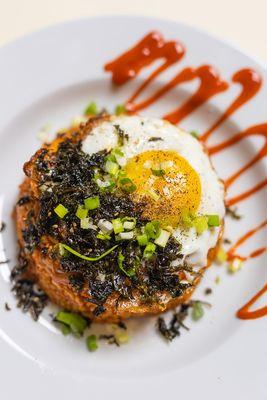 Kimchi Fried Rice w/ fried egg