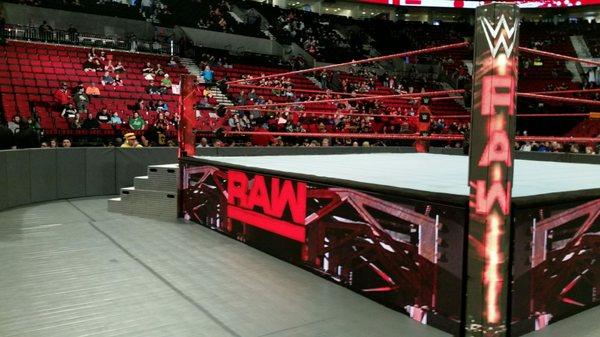 The crew at Monday night Raw