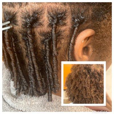 Loc start before and after