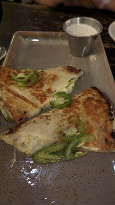 Jalapeno quesadilla