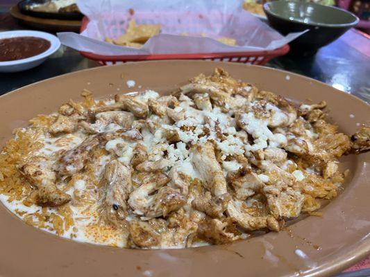 Papa's Special - Full, (cheesy chicken and rice)