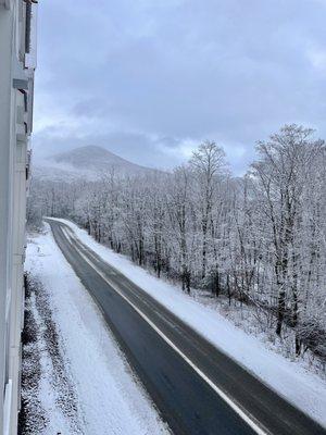 View from private balcony