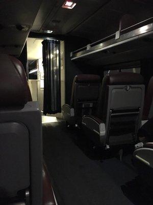 Inside Train - Amtrack