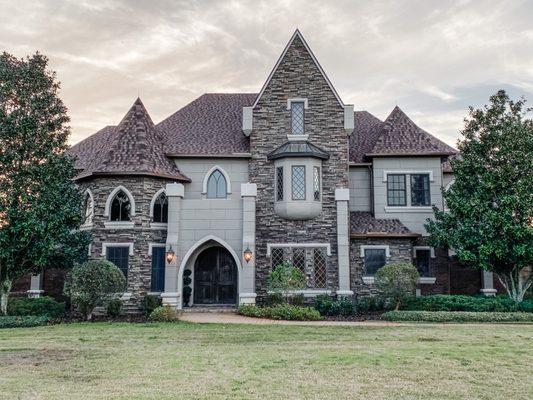 Matched to the design of the house making the outside look Complete