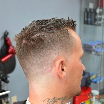 Looking for good clean fade work? Book your next appointment with us.  Go to our website for appointment link.