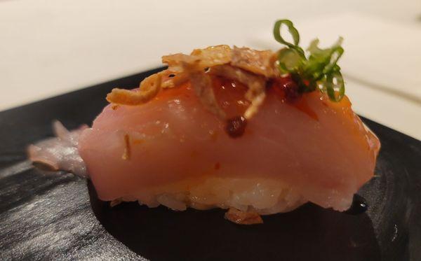 Yellowtail (sweet garlic sauce)