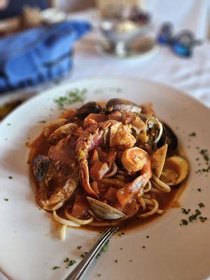 Seafood pasta