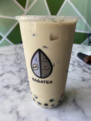 Pandan Caramel Milk Tea