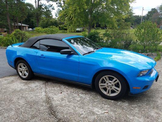 My 2010 convertible Mustang