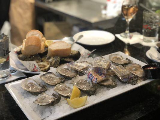 Oysters on oysters