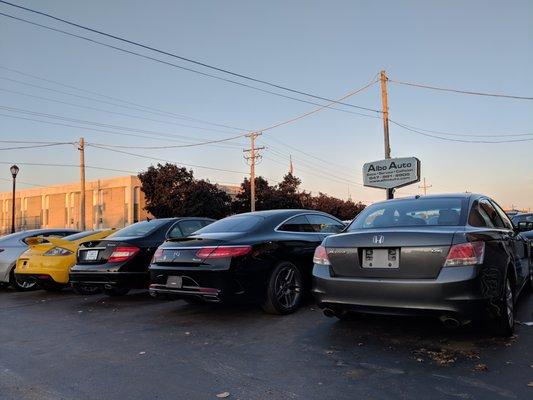 Sometimes we service high end vehicles for touch ups and polishing.