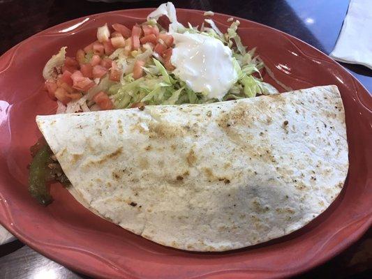 Fajita quesadilla