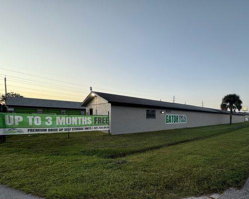 Gator State Storage Palm Bay's only locally owned and operated, affordable, secure self storage facility.