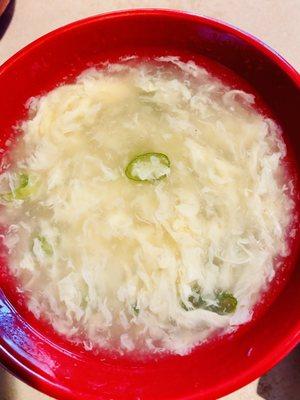 Egg flower soup