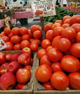 Lovely Local vine ripened New York tomatoes!  August 14 2019